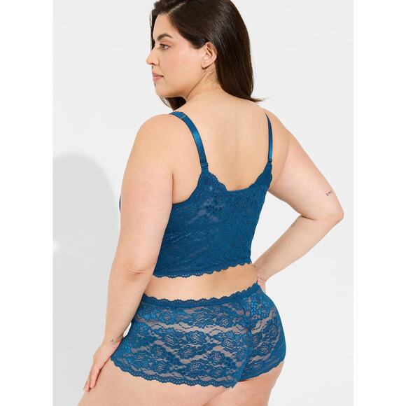 Torrid 6x 6 NWT Panty Simply Lace Mid-Rise Cheeky Panty - Picture 3 of 4